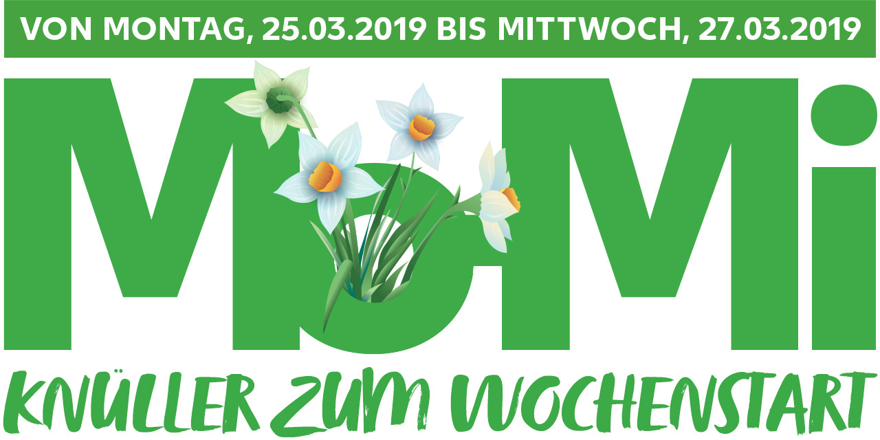 Mo-Mi Knaller zum Wochenstart
