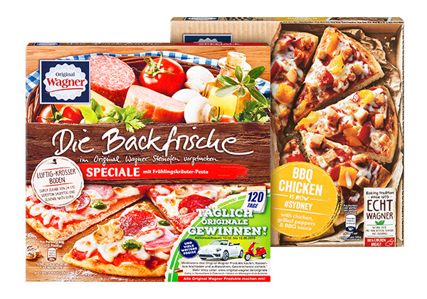 ORIGINAL WAGNER Die Backfrische oder Big Pizza