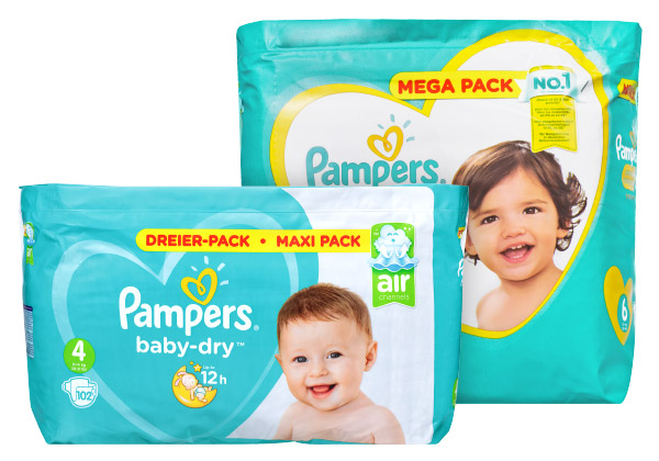 PAMPERS Baby Dry oder Premium Protection Windeln