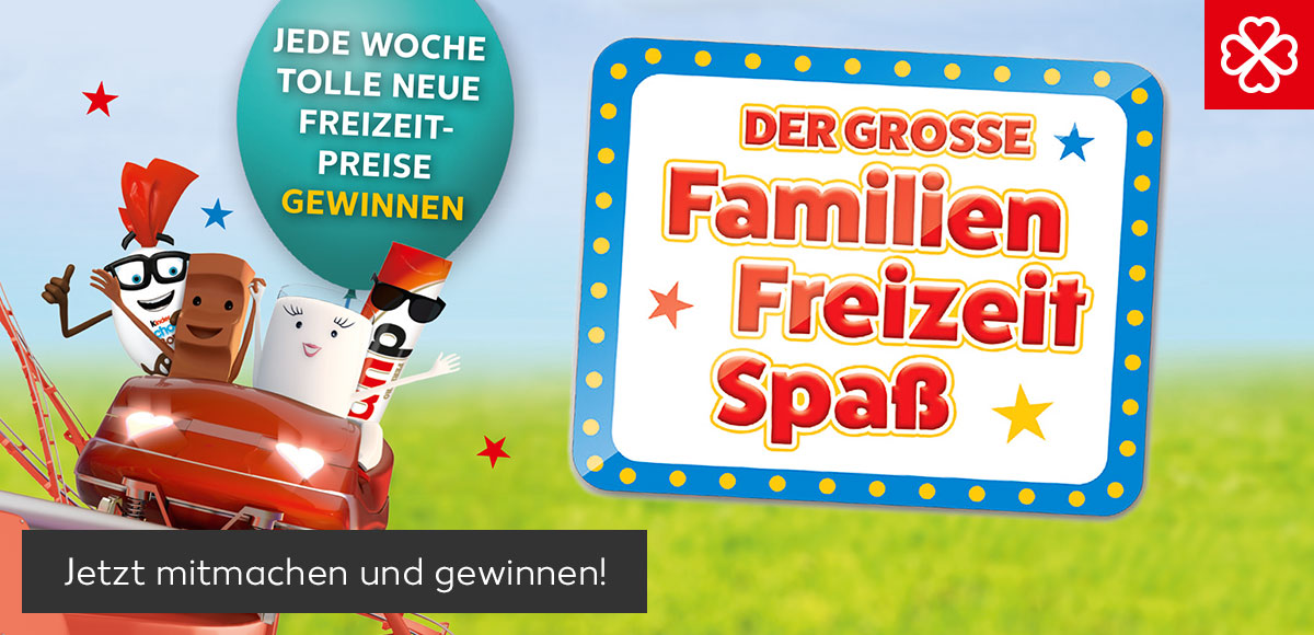 Gewinnspiel Ferrero Familienfreizeit Gewinnspiel
