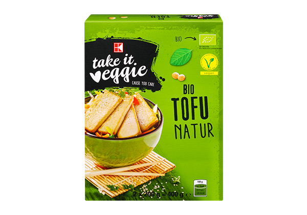 K-TAKE IT VEGGIE Bio-Tofu natur oder geräuchert