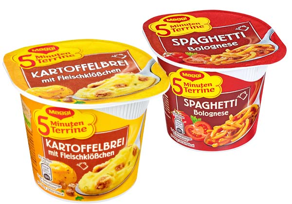 MAGGI 5-Minuten-Terrine oder Asia Noodle Cup