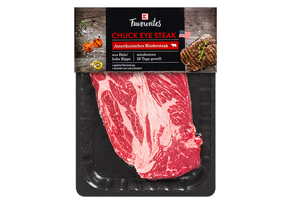 K-FAVOURITES Amerikanisches Chuck Eye Steak