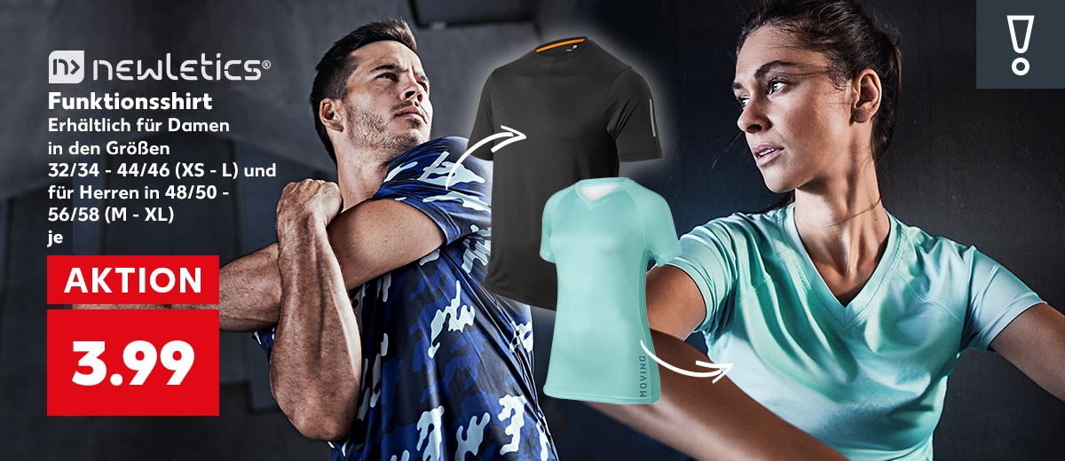 Angebote: Sportlich unterwegs mit Newletics®
