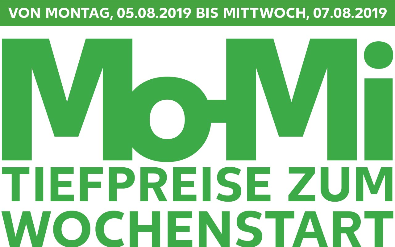 Tiefpreise zum Wochenstart