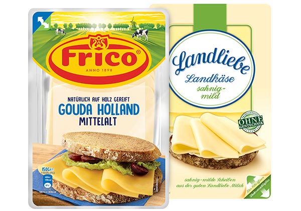 LANDLIEBE Landkäse oder FRICO Original Gouda jung