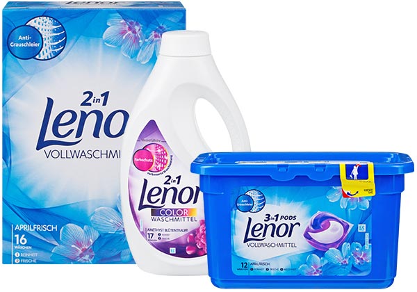 LENOR Voll- oder Colorwaschmittel