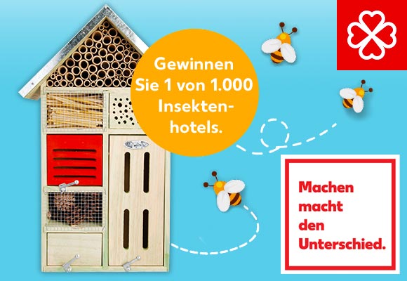 Gewinnspiel Insektenhotel