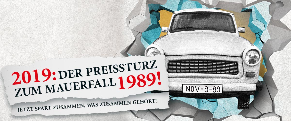 Der Preissturz zum Mauerfall