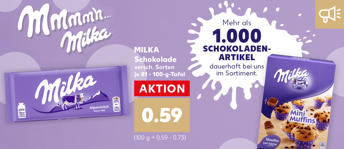 Angebote: Schokogenuss von Milka