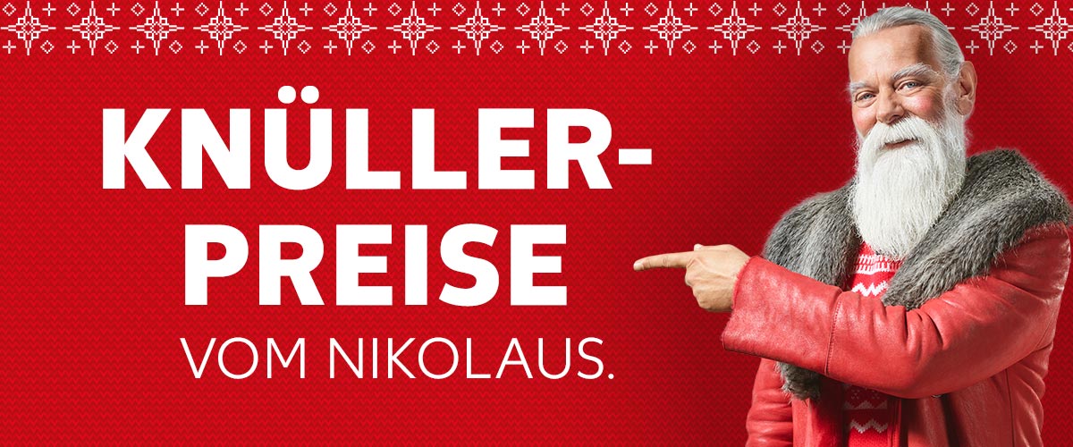 Knüllerpreise vom Nikolaus