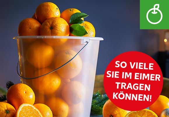 Angebote: Orangeneimer-Aktion