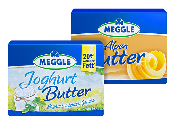 MEGGLE Joghurt- oder Alpenbutter