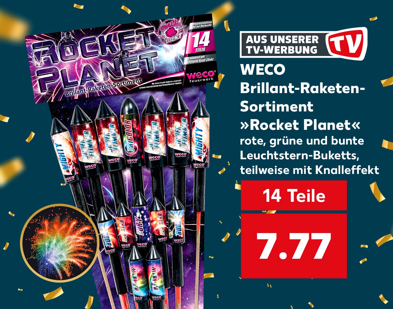 Großer Feuerwerksverkauf