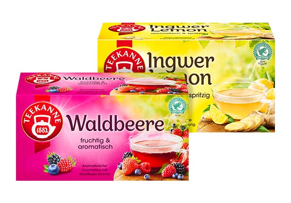 TEEKANNE Kräuter- oder Früchtetee