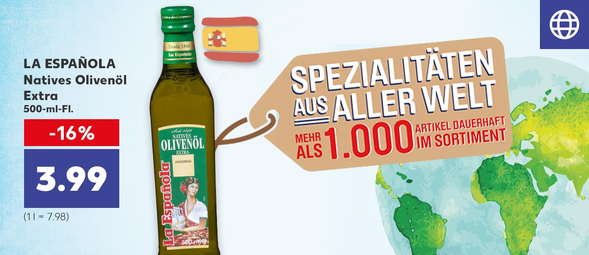 Angebote: Spezialitäten aus aller Welt