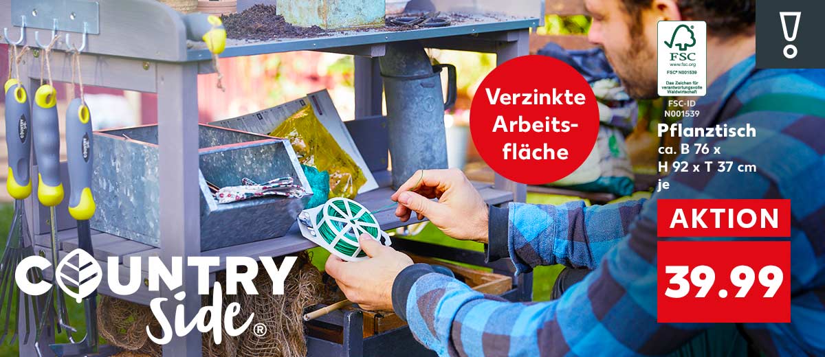 Angebote: Gartenzubehör von Countryside® 