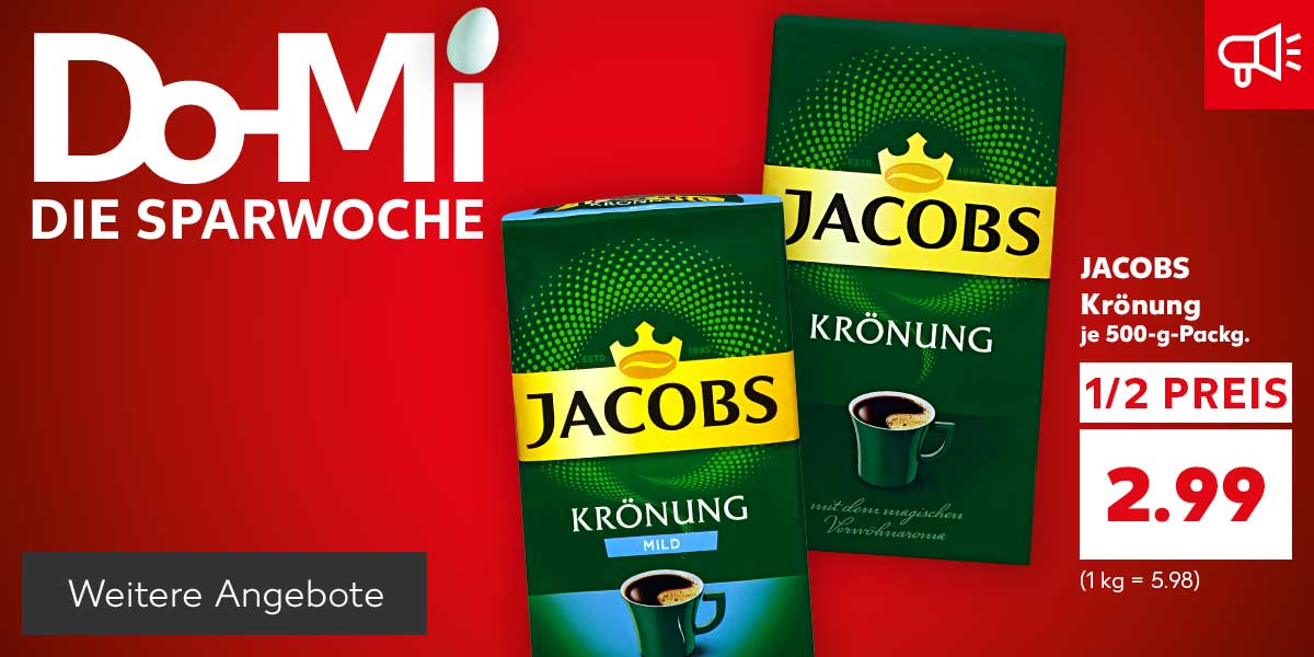 Produkabbildungen: Jacobs Krönung versch. Sorten