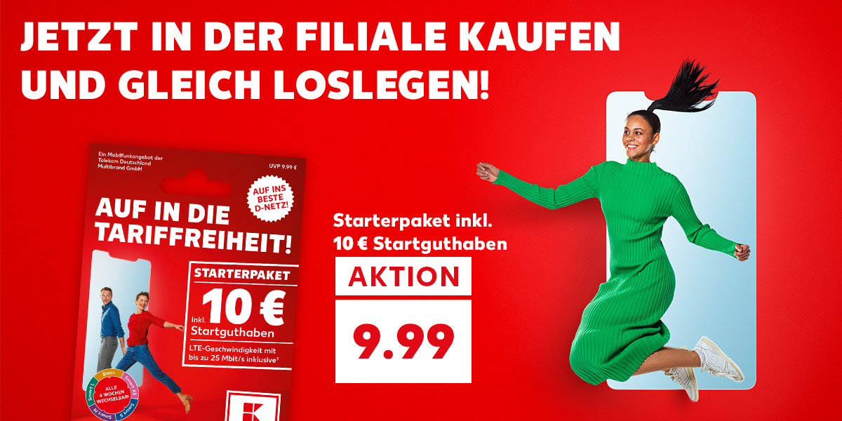 Kaufland mobil Starterpaket: Jetzt in der Filiale kaufen und gleich loslegen