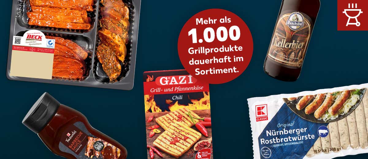 Produktcollage versch. Grillangebote