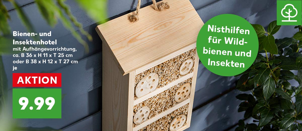Abbildung Bienen- und Insektenhotels