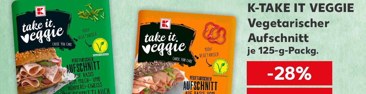 K-take it veggie vegetarischer Aufschnitt