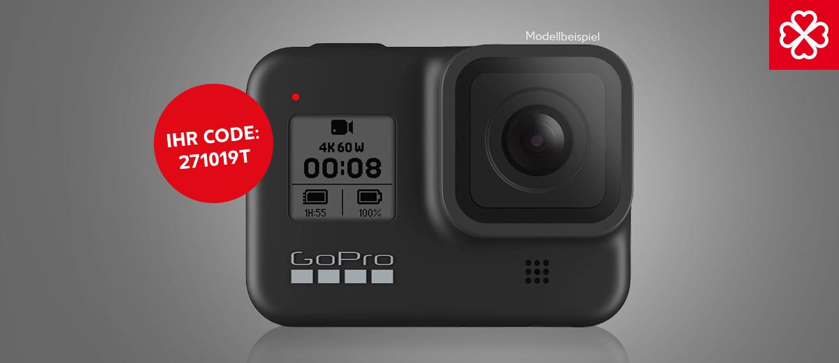 Modellbeispiel GoPro HERO8-Actioncam; Code: 271019T