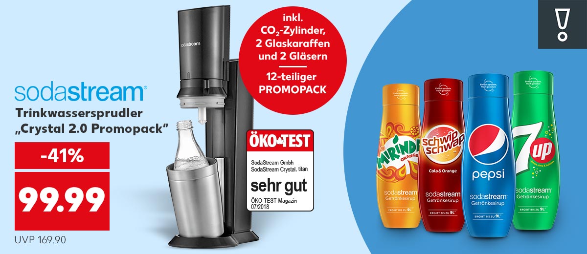 Produktcollage versch. Produkte von Sodastream
