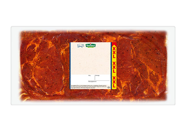 Produktabbildung: K-Purland XXL-Schweinenackensteak „Mexico Style”