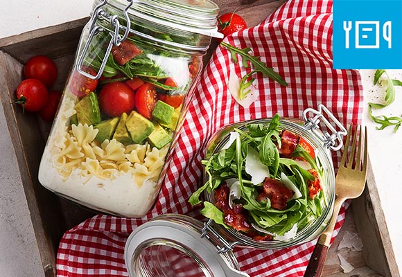 Rezeptbild: Schüttelsalat Caesar