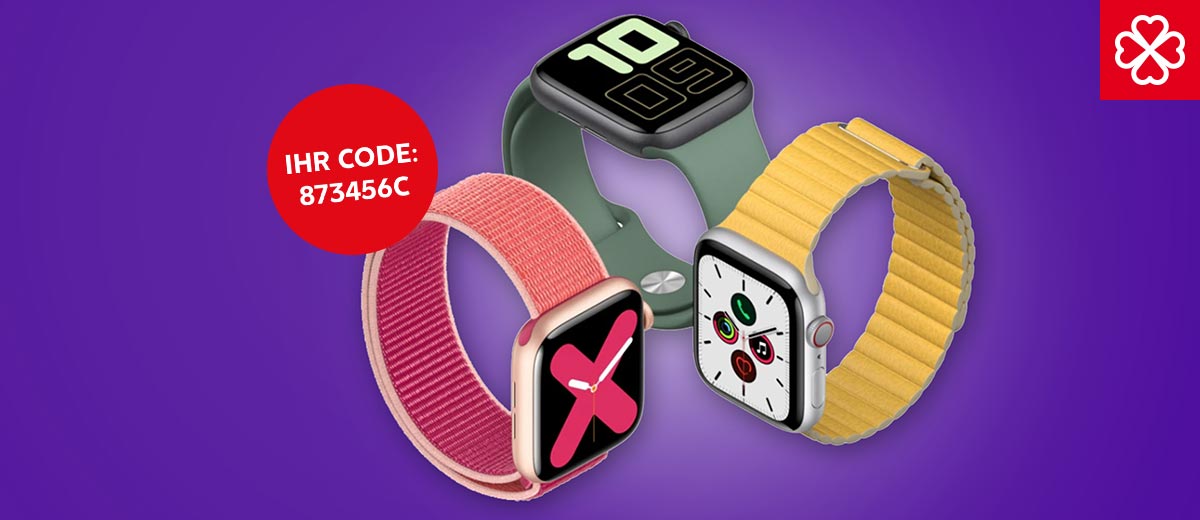 Modellbeispiel: Apple Watch in versch. Farben; Code: 873456C