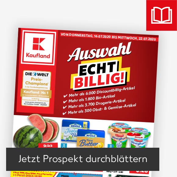 Abbildung: Titelbild Kaufland-Prospekt