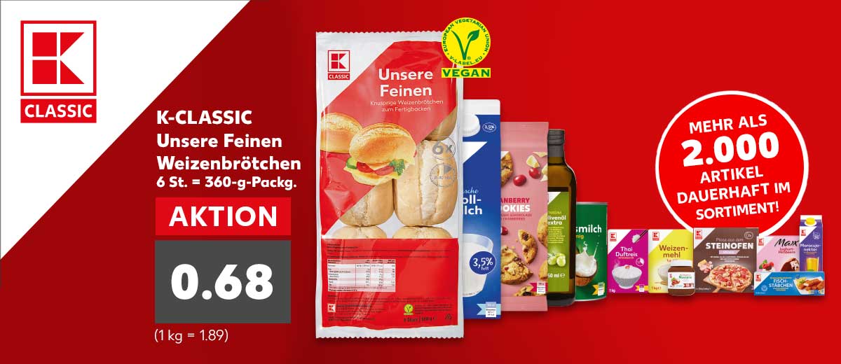 Produktcollage versch. Produkte von K-Classic