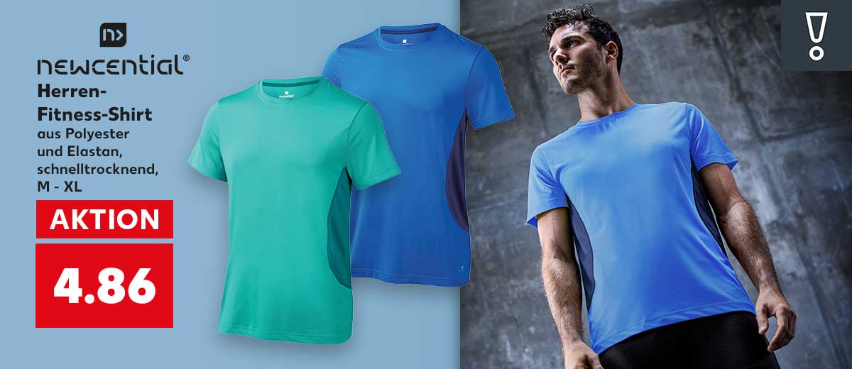 Produktabbildung: Herren-Fitness-Shirt in verschiedenen Farben
