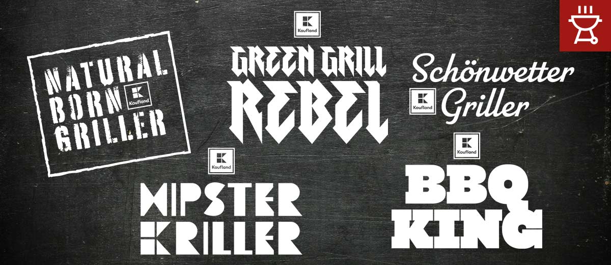 Produktabbildung: Grilltypen