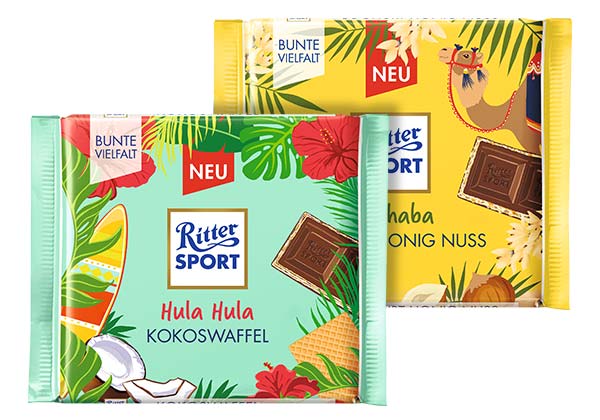 RITTER SPORT Schokolade Bunte Vielfalt