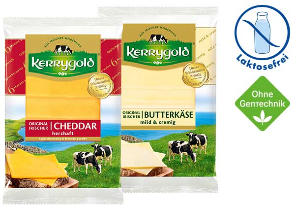 KERRYGOLD Orig. irischer Cheddar oder Butterkäse