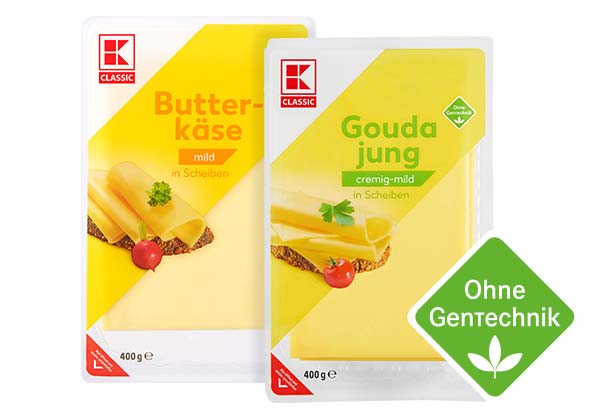 K-CLASSIC Gouda, Butterkäse, Tilsiter oder Edamer