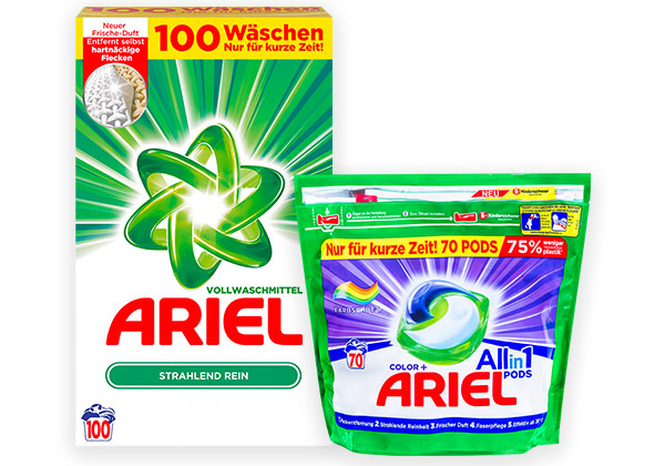 ARIEL Voll- oder Colorwaschmittel