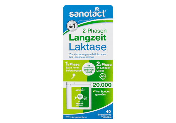 SANOTACT Laktase 2-Phasen Langzeit