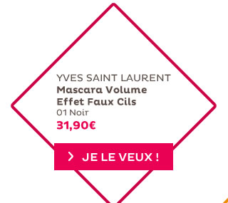 Yves saint laurent Mascara Volume Effet Faux cils 31,90€