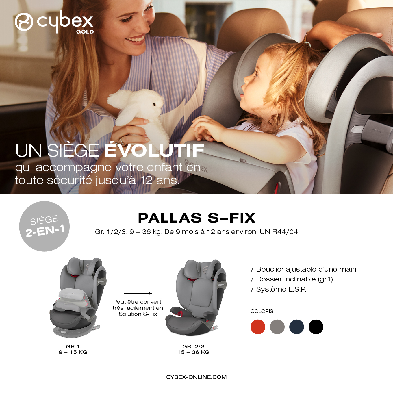 cybex pallas 2 fix aubert
