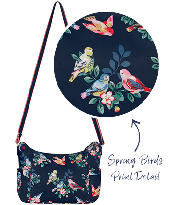 cath kidston spring birds bag