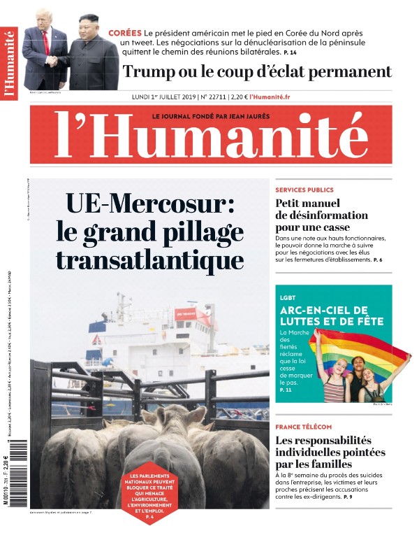 Tout se fait selon les exigences du système capitaliste, adapté et aménagé pour ses besoins au 21 siècle en conformité avec le développement des forces productives qu'il utilise pour le profit ! C'est ce système qu'il faut abattre et tous ces vertueux de gauche ou de droite qui pleurent sur le sort de la planète devraient y penser en priorité... dans POLITIQUE 5d18f7ee66a8e