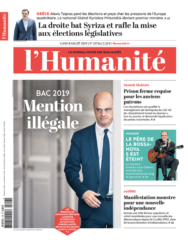 Trop fatigué pour suivre un tel spectacle : la chaleur sans doute qui ne convient guère à mes quatre vingt trois berges, le son de la télé de moins en moins perceptible dès lors qu'il s'agit d'une série, d'un film ou d'une représentation en direct comme ce soir ! Bref j'ai bien reçu quelques messages intéressants mais dans l'inconfort. J'en viens à me demander à qui est destiné ce théâtre hormis le public présent dont on peut d'ailleurs douter de la popularité réelle malgré ce qu'on en dit depuis des lustres. Le concept est à revoir dans POLITIQUE 5d224e578d847