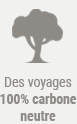 Des voyages 100% carbone absorbé