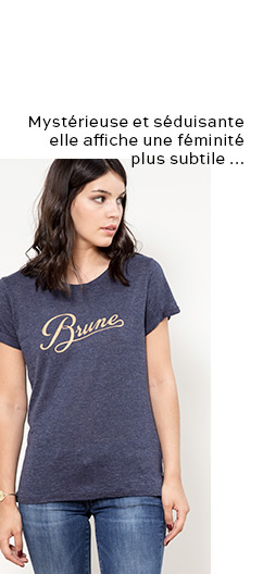 T-shirt Bronde