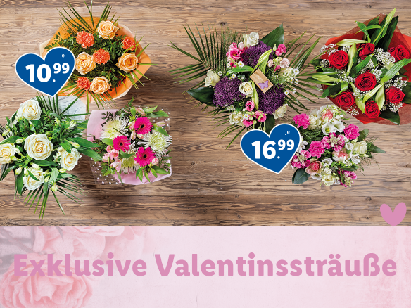 Exklusive Valentinssträuße