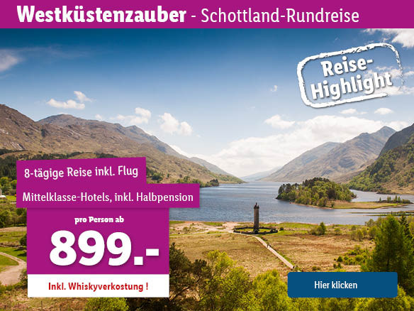 Westküstenzauber - Schottland-Rundreise