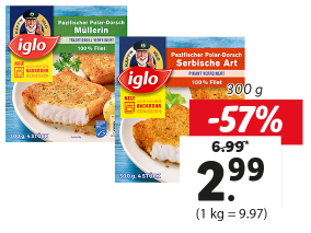 IGLO Pazifischer Polardorsch